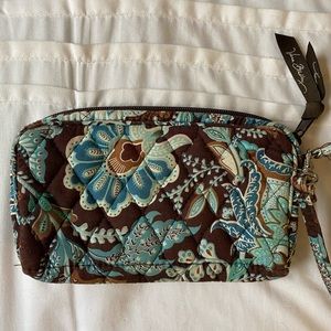 Vera Bradley Java Blue Wristlet